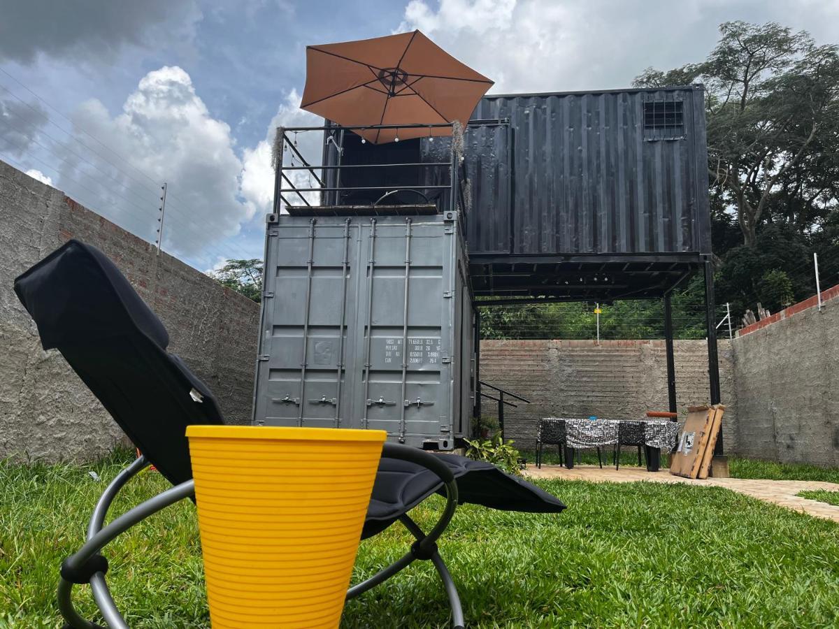 Torrinha Container-Spa Quente, Projetor Cine, Lareira, Churrasqueira-20Km De Brotas מראה חיצוני תמונה